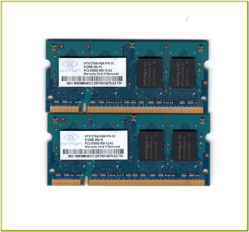 4435241 Memoria RAM Nanya 1GB 2X512MB